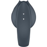 SATISFYER - PERFECT PAIR 2 MULTIVIBRATORE 2 IN 1 ANELLO PER PENE E STIMOLATORE PER DITA GRIGIO